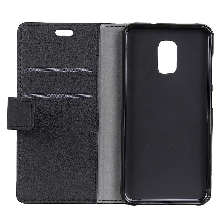 Magnetic Wallet Leather Stand Case for ASUS ZenFone V Live V500KL - Black-4