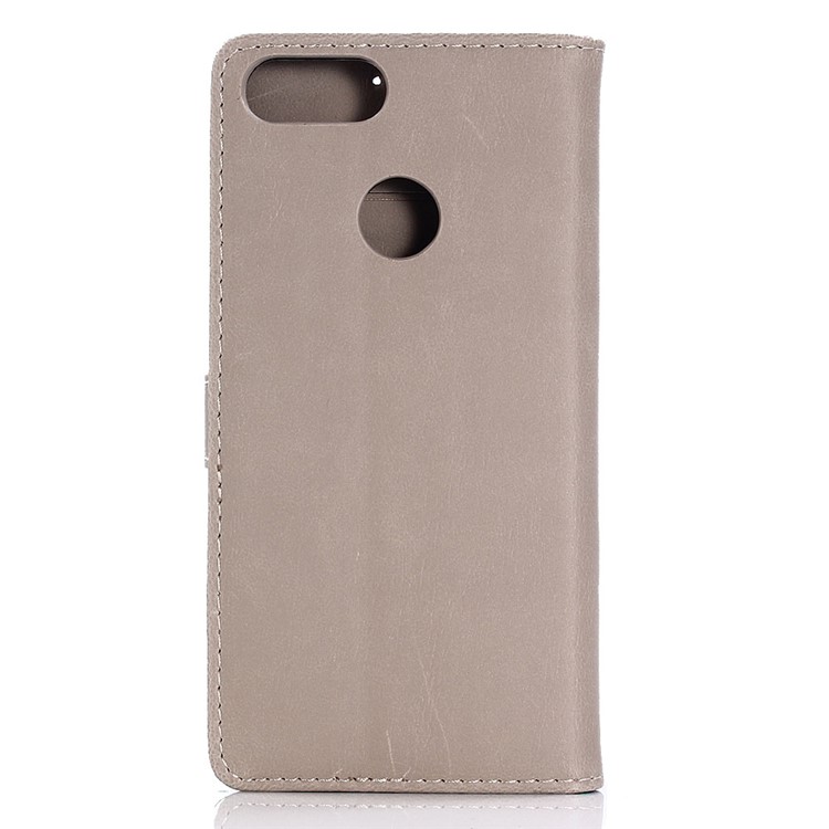 Retro Style Crazy Horse Texture Wallet Leather Flip Case for Asus ZenFone Max Plus (M1) ZB570TL - Beige-2