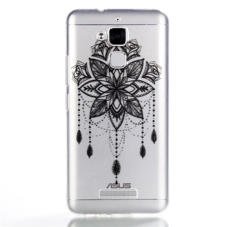 Pattern Printing Soft TPU Cellphone Shell for Asus Zenfone 3 Max ZC520TL - Mandala Dream Catcher-2