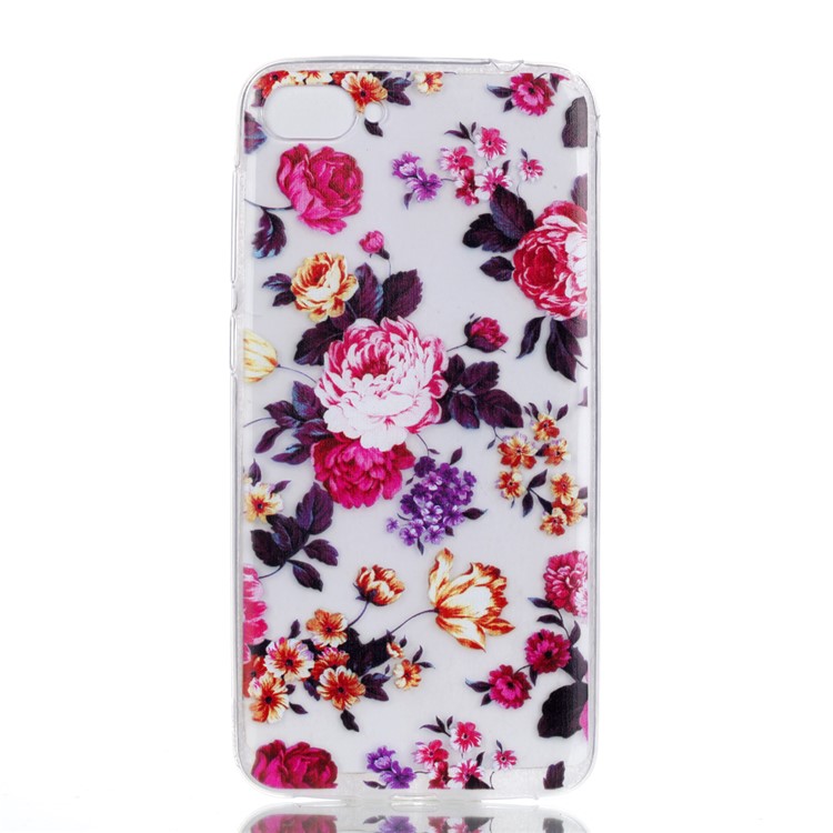 Pattern Printing Flexible TPU Case for Asus Zenfone 4 Max ZC520KL - Beautiful Flowers-2