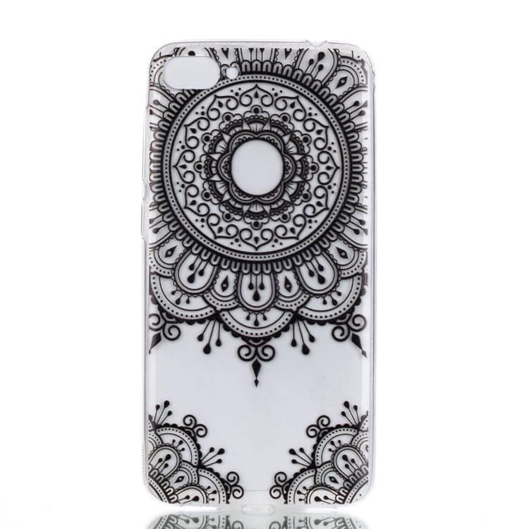 Pattern Printing TPU Gel Mobile Case for Asus Zenfone 4 Max ZC520KL - Lace Pattern-2