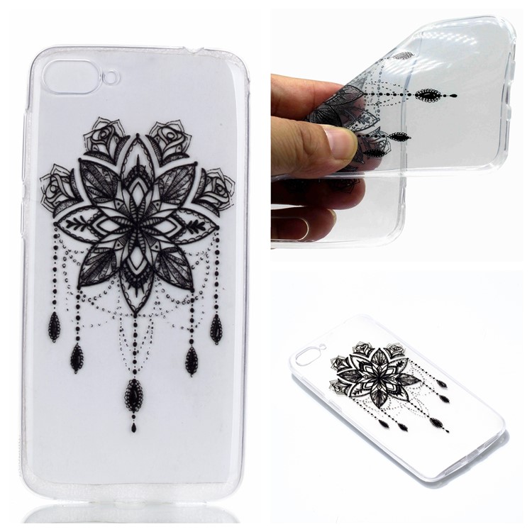 Pattern Printing TPU Mobile Phone Case for Asus Zenfone 4 Max ZC520KL - Retro Flower-1