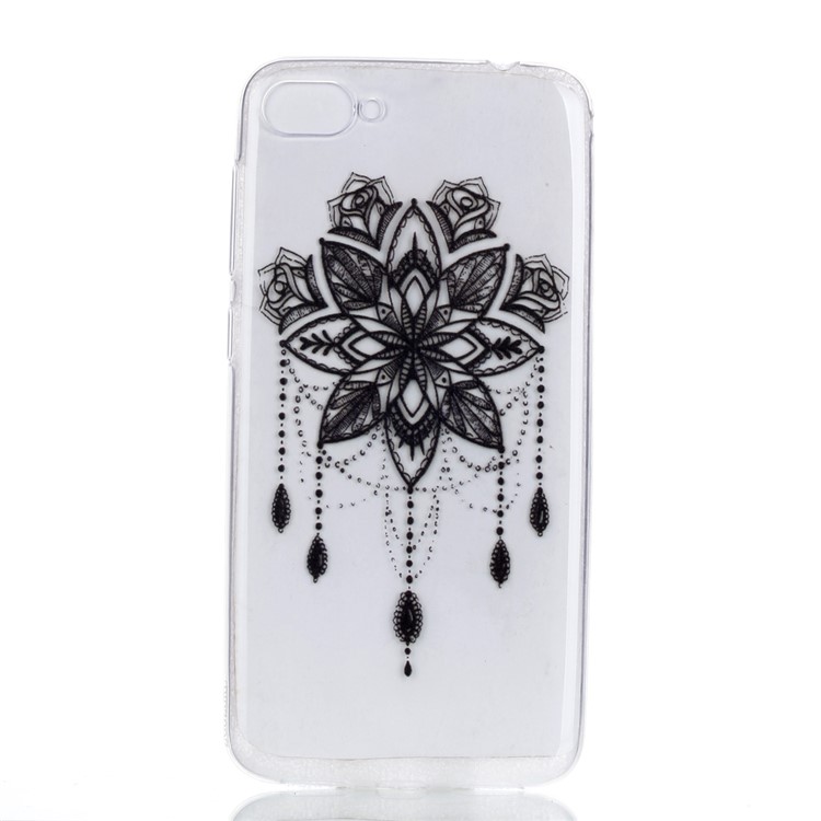 Pattern Printing TPU Mobile Phone Case for Asus Zenfone 4 Max ZC520KL - Retro Flower-2
