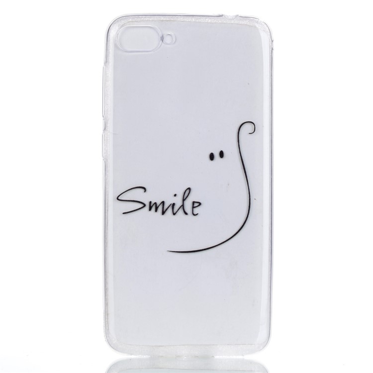 Pattern Printing TPU Cell Phone Case for Asus Zenfone 4 Max ZC520KL - Smile-2
