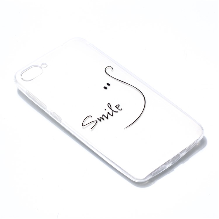 Pattern Printing TPU Cell Phone Case for Asus Zenfone 4 Max ZC520KL - Smile-3