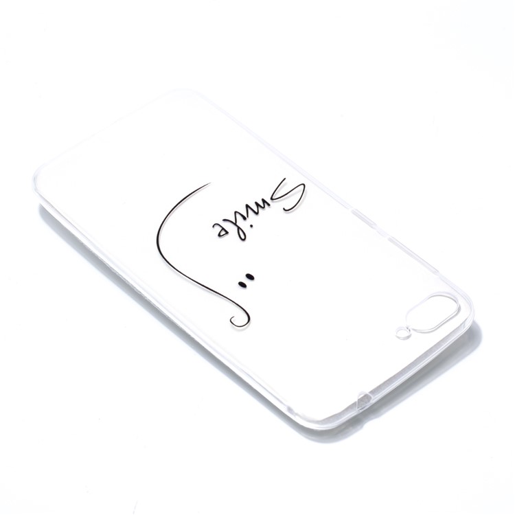 Pattern Printing TPU Cell Phone Case for Asus Zenfone 4 Max ZC520KL - Smile-4