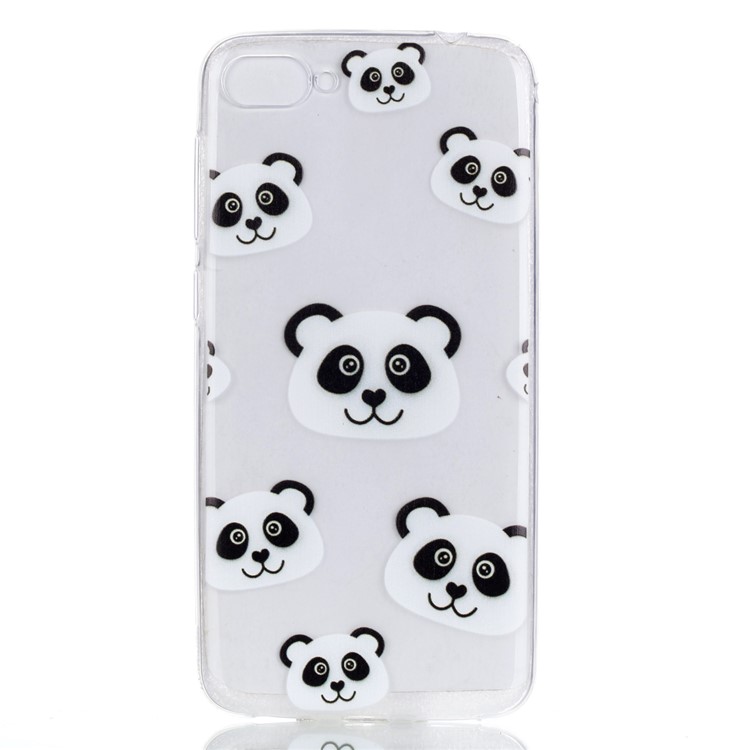 Pattern Printing Flexible TPU Phone Cover for Asus Zenfone 4 Max ZC520KL - Panda Pattern-2