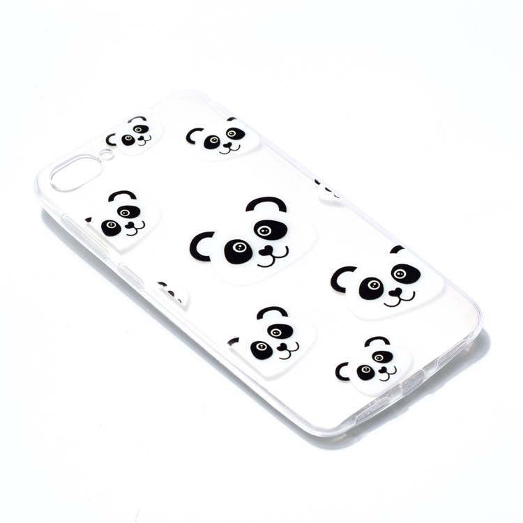 Pattern Printing Flexible TPU Phone Cover for Asus Zenfone 4 Max ZC520KL - Panda Pattern-3