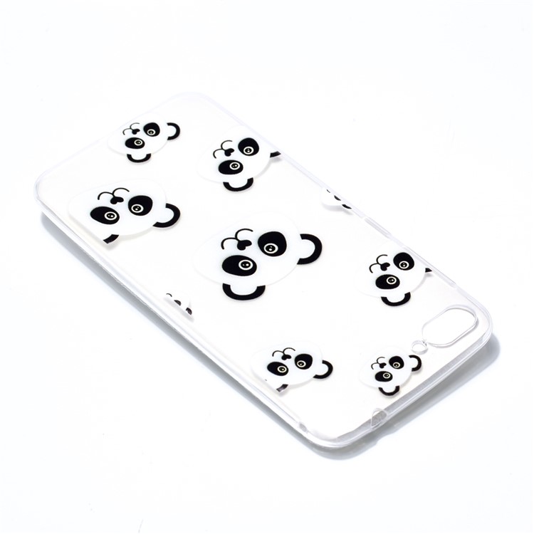 Pattern Printing Flexible TPU Phone Cover for Asus Zenfone 4 Max ZC520KL - Panda Pattern-4
