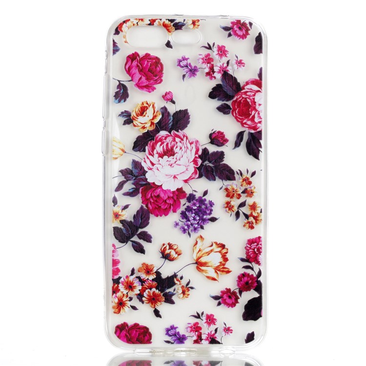 Pattern Printing Soft TPU Back Case for Asus ZenFone 4 Pro (ZS551KL) - Beautiful Flowers-2