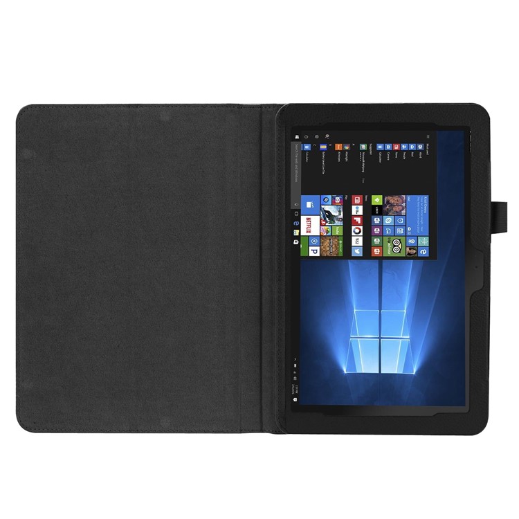 PU Leather Stand Case with Stylus Pen Holder for Asus Transformer Book T103HAF - Black-6