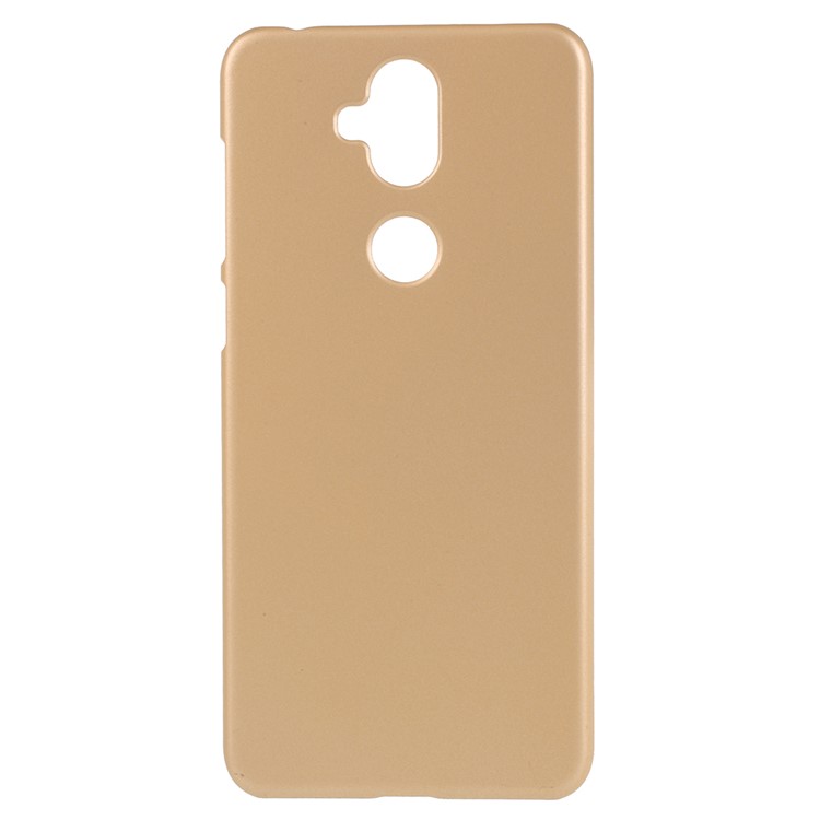 Rubberized PC Hard Mobile Phone Case for Asus Zenfone 5 Lite ZC600KL - Gold-1