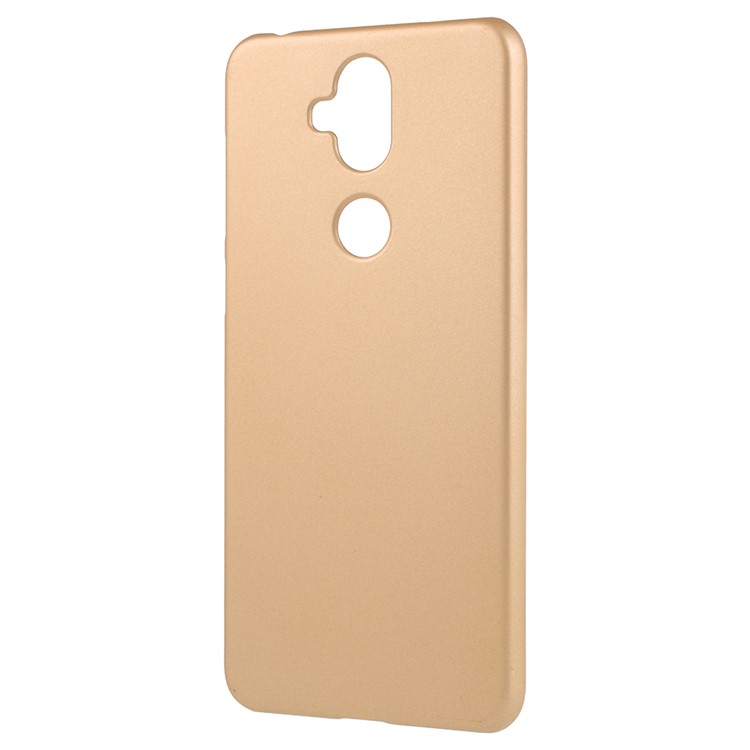 Rubberized PC Hard Mobile Phone Case for Asus Zenfone 5 Lite ZC600KL - Gold-2