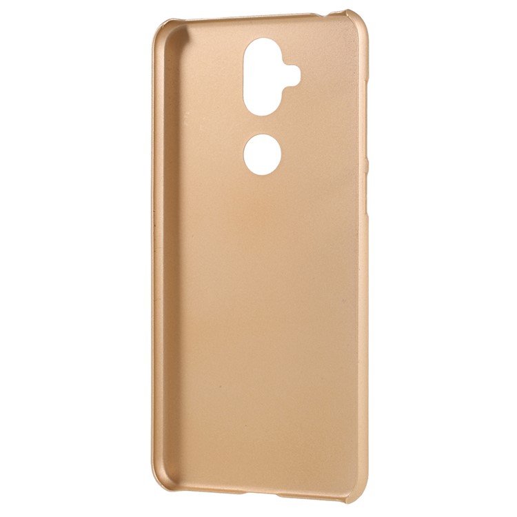 Rubberized PC Hard Mobile Phone Case for Asus Zenfone 5 Lite ZC600KL - Gold-3