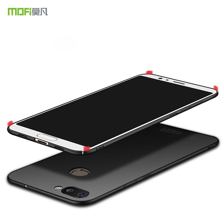 MOFI Shield Slim Frosted Hard Plastic Case for Asus ZenFone Max Plus (M1) ZB570TL - Black-2