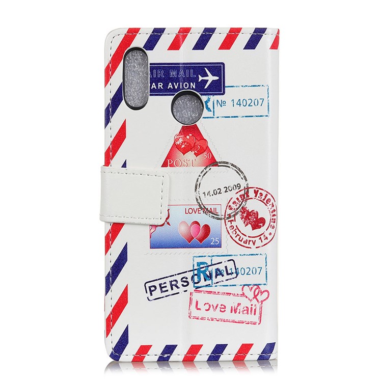 Pattern Printing PU Leather Stand Case for Asus Zenfone 5 ZE620KL - Personal Love Mail-2