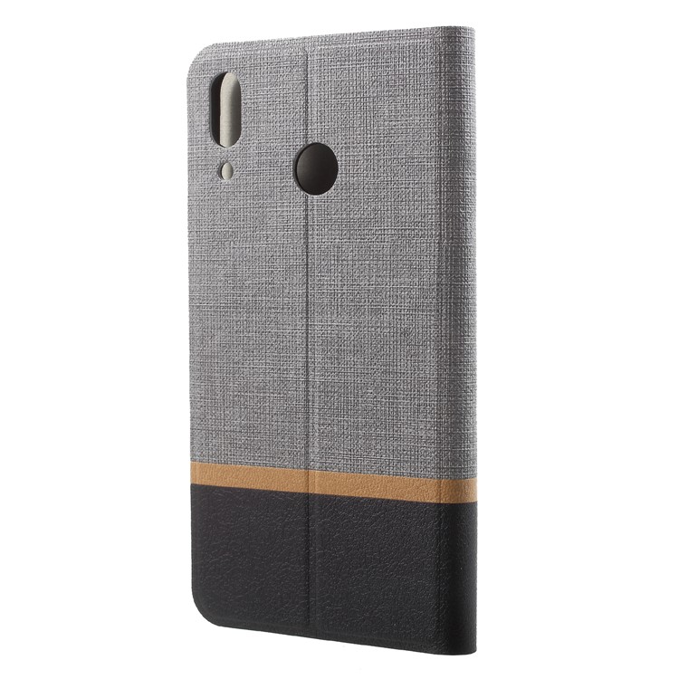 Cross Texture Card Holder Leather Mobile Phone Shell for Asus Zenfone 5Z ZS620KL / Zenfone 5 ZE620KL - Grey-2
