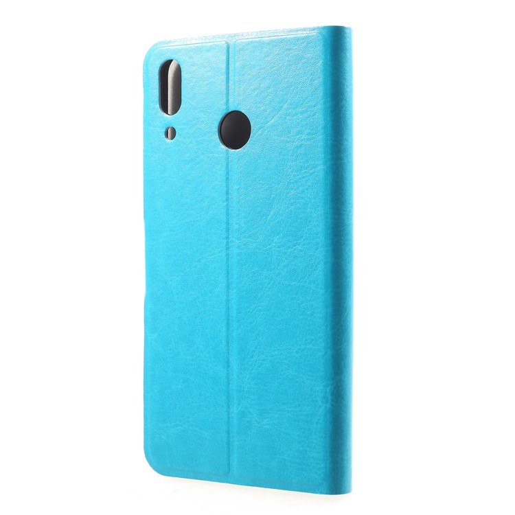 Crazy Horse PU Leather Card Holder Phone Cover for Asus Zenfone 5Z ZS620KL / Zenfone 5 ZE620KL - Blue-2