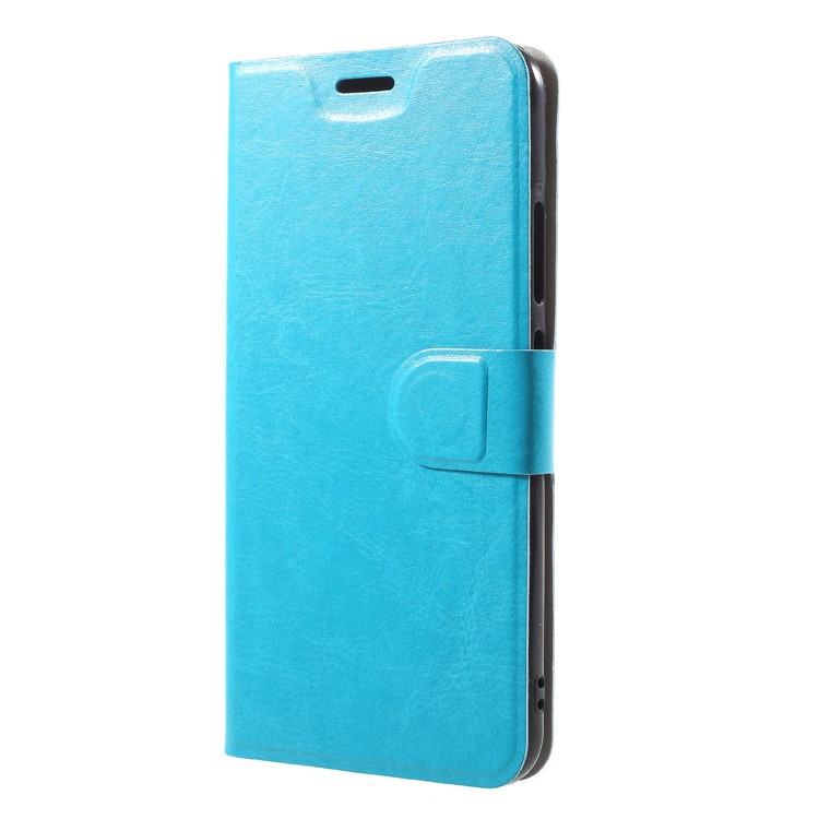 Crazy Horse PU Leather Card Holder Phone Cover for Asus Zenfone 5Z ZS620KL / Zenfone 5 ZE620KL - Blue-3