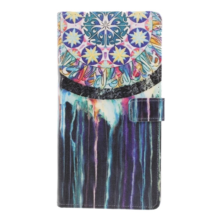 Pattern Printing Leather Wallet Case for Asus Zenfone 5Z ZS620KL - Dream Catcher-3