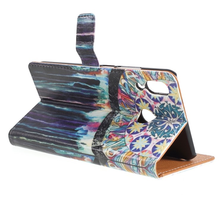 Pattern Printing Leather Wallet Case for Asus Zenfone 5Z ZS620KL - Dream Catcher-5