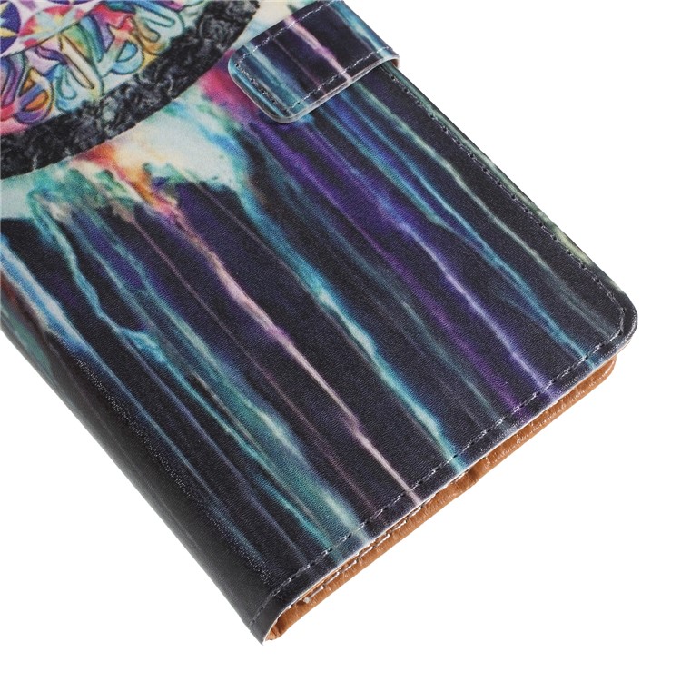 Pattern Printing Leather Wallet Case for Asus Zenfone 5Z ZS620KL - Dream Catcher-6