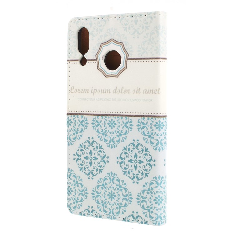 Pattern Printing Stand Leather Wallet Case for Asus Zenfone 5Z ZS620KL - Damask Flower-2