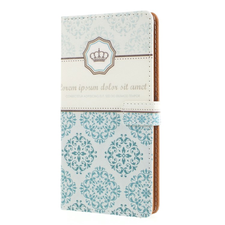Pattern Printing Stand Leather Wallet Case for Asus Zenfone 5Z ZS620KL - Damask Flower-3