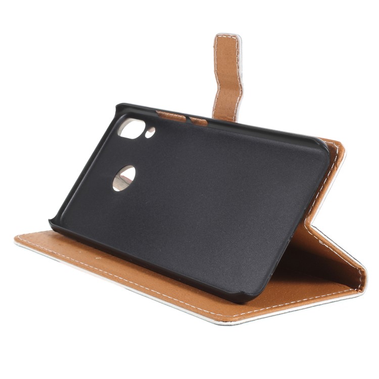Pattern Printing Magnetic Leather Stand Cover for Asus Zenfone 5Z ZS620KL - Wolf Howling at the Moon-4