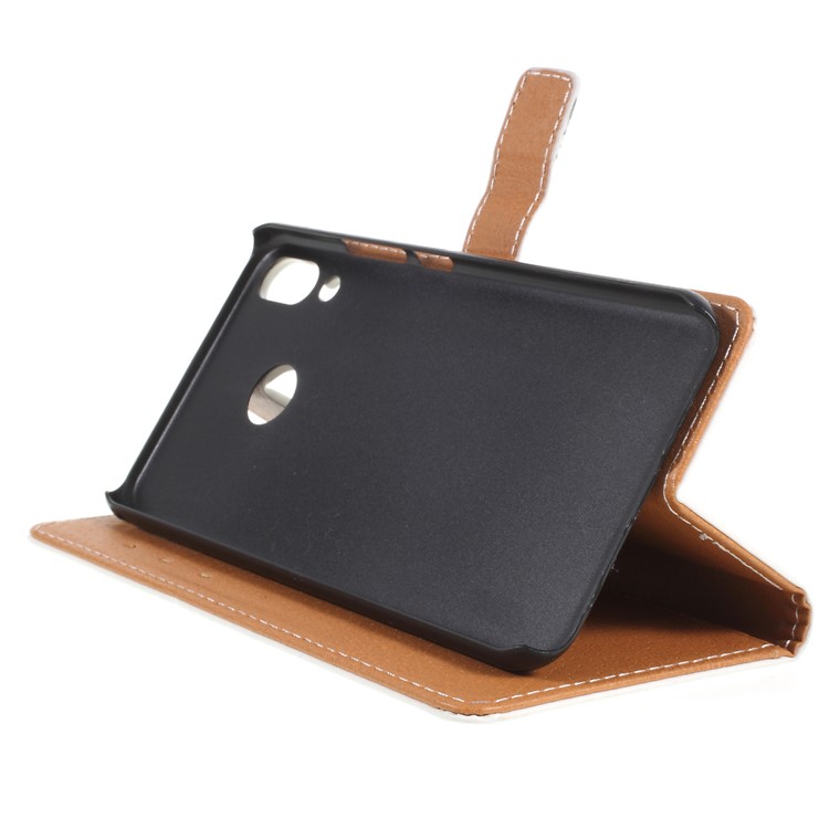 Pattern Printing Leather Wallet Cover Phone Case for Asus Zenfone 5Z ZS620KL - Black and White Cat-4