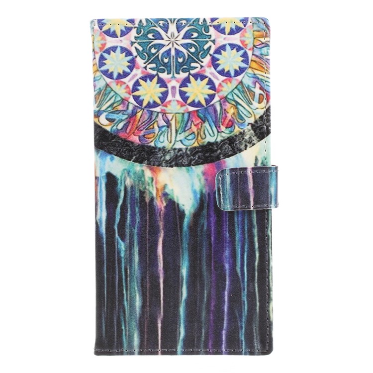Pattern Printing PU Leather Stand Wallet Case Cover for Asus Zenfone Max (M1) ZB555KL - Dream Catcher-1