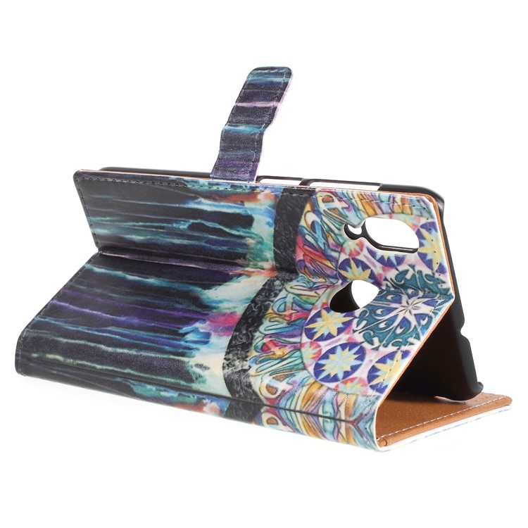 Pattern Printing PU Leather Stand Wallet Case Cover for Asus Zenfone Max (M1) ZB555KL - Dream Catcher-5