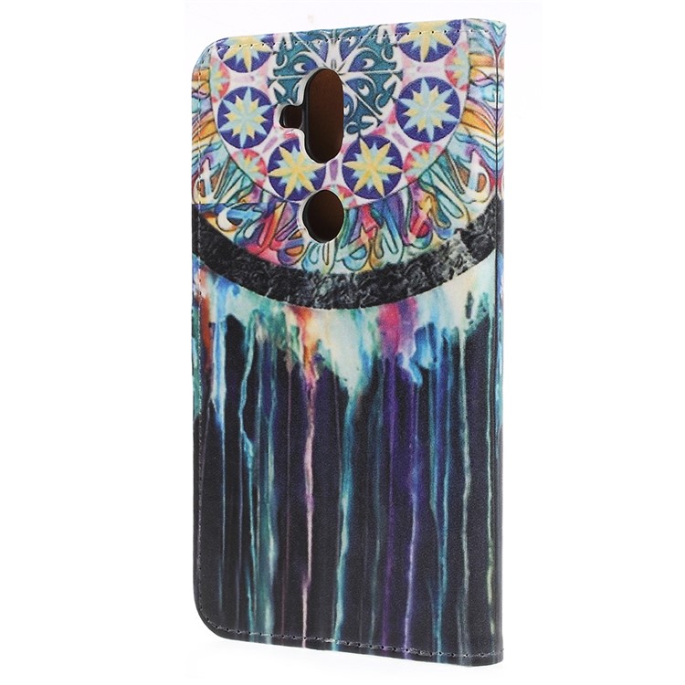For Asus Zenfone 5 Lite ZC600KL Pattern Printing Wallet Leather Folio Magnetic Case - Colorful Dream Catcher-3