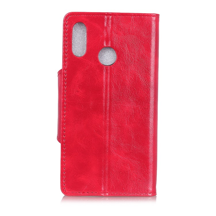 PU Leather Flip Stand Mobile Phone Shell for Asus Zenfone Max (M1) ZB555KL - Red-3