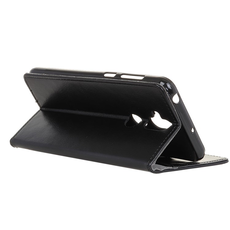 Crazy Horse Wallet Leather Stand Case for Asus Zenfone 5 Lite ZC600KL - Black-6