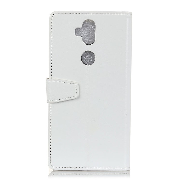 Crazy Horse Wallet Leather Stand Cover for Asus Zenfone 5 Lite ZC600KL - White-3