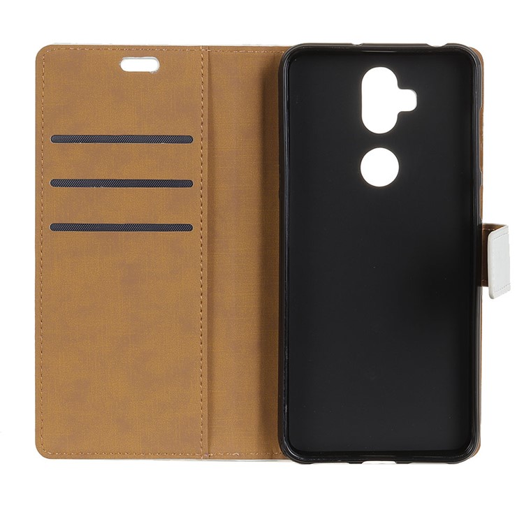 Wallet Leather Stand Case for Asus Zenfone 5 Lite ZC600KL - Black-5