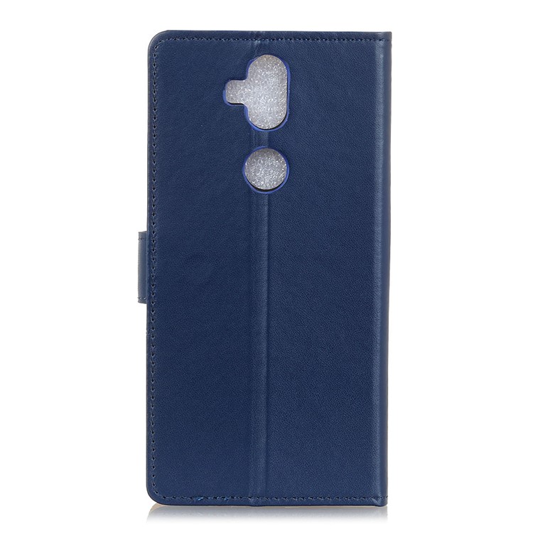 Wallet Leather Stand Cell Phone Case for Asus Zenfone 5 Lite ZC600KL - Blue-3