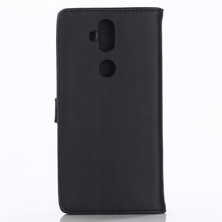 Crazy Horse Texture Retro Style Leather Wallet Stand Case for Asus Zenfone 5 Lite ZC600KL - Black-2