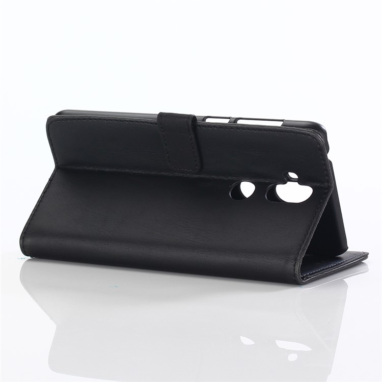 Crazy Horse Texture Retro Style Leather Wallet Stand Case for Asus Zenfone 5 Lite ZC600KL - Black-5