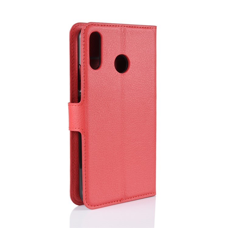 Litchi Texture PU Leather Protection Mobile Phone Shell with Stand for Asus Zenfone 5 ZE620KL - Red-6