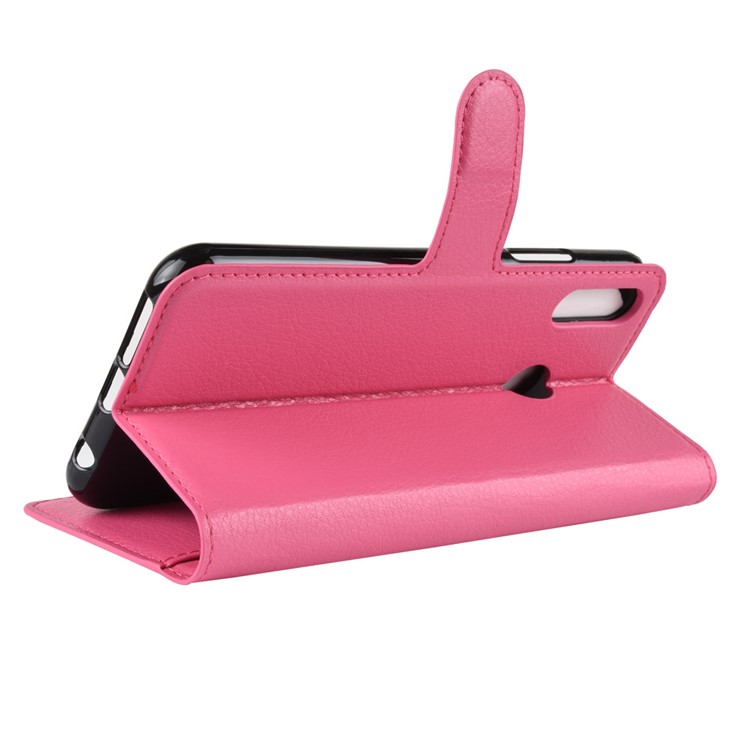 Litchi Texture PU Leather Protection Cell Phone Cover with Card Holder for Asus Zenfone 5 ZE620KL - Rose-5