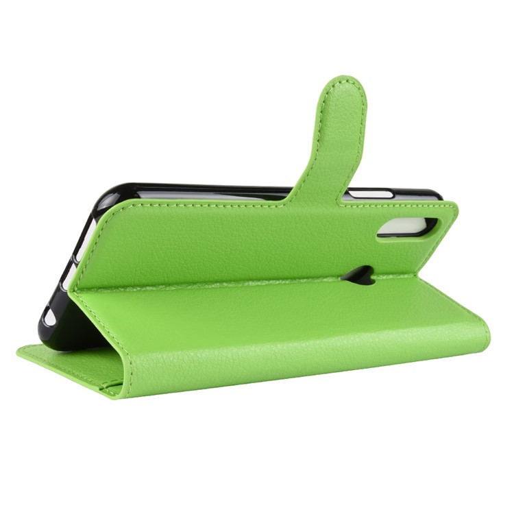 Litchi Grain Stand Wallet Leather Phone Cover for Asus Zenfone 5 ZE620KL - Green-5