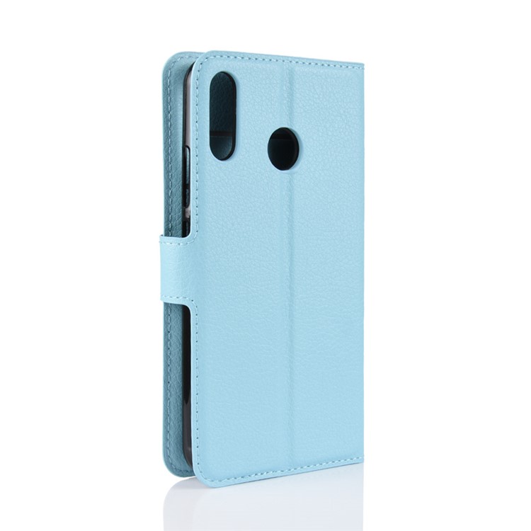 Litchi Grain Stand Wallet Leather Phone Shell for Asus Zenfone 5 ZE620KL - Blue-6