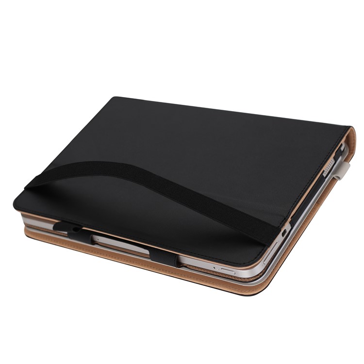Folio PU Leather Stand Card Slots Case for ASUS TransBook Mini T103HAF and Keyboard - Black-12