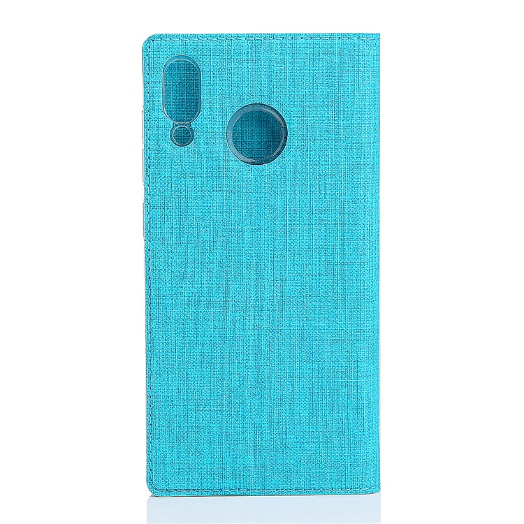 VILI DMX Cross Texture Card Holder Leather Phone Case for Asus Zenfone Max (M1) ZB555KL - Blue-3