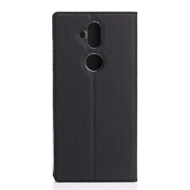 VILI DMX Cross Texture Leather Stand Phone Case for Asus Zenfone 5 Lite ZC600KL - Black-3
