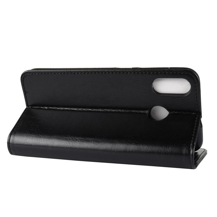 Crazy Horse Texture Wallet Stand Leather Case for Asus Zenfone Max (M1) ZB555KL - Black-6