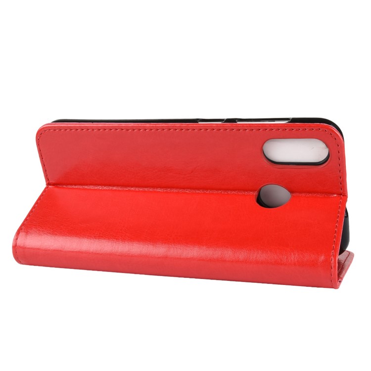 Crazy Horse Texture Wallet Stand Leather Phone Case for Asus Zenfone Max (M1) ZB555KL - Red-6
