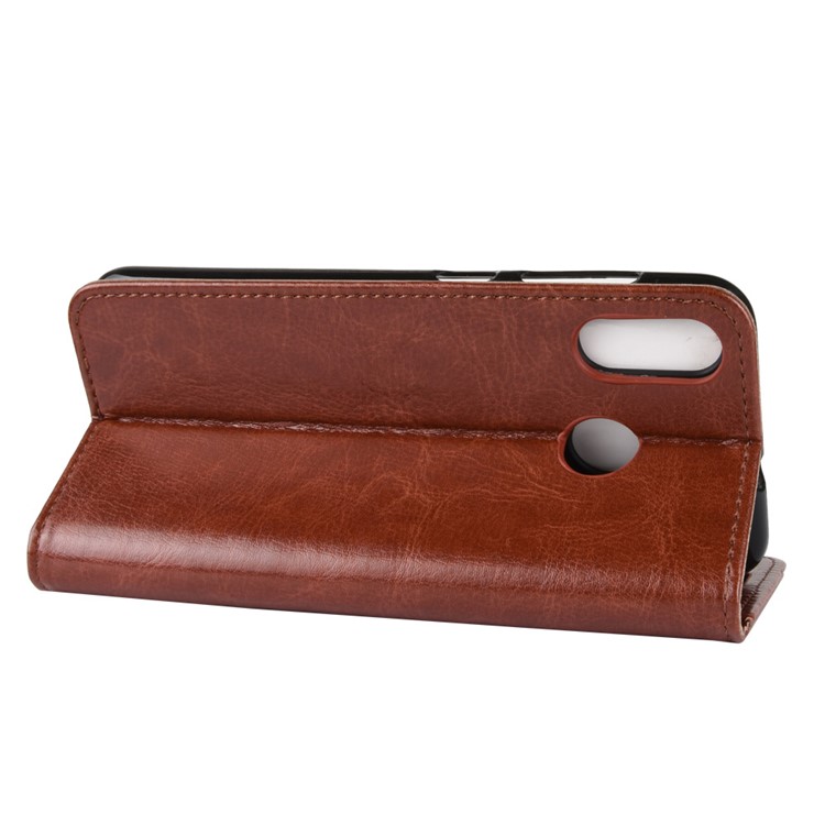Crazy Horse Texture Wallet Stand Leather Phone Cover for Asus Zenfone Max (M1) ZB555KL - Brown-4
